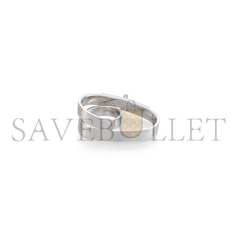 HERMÈS DIAMOND 'KELLY GAVROCHE' DOUBLE RING H221621B